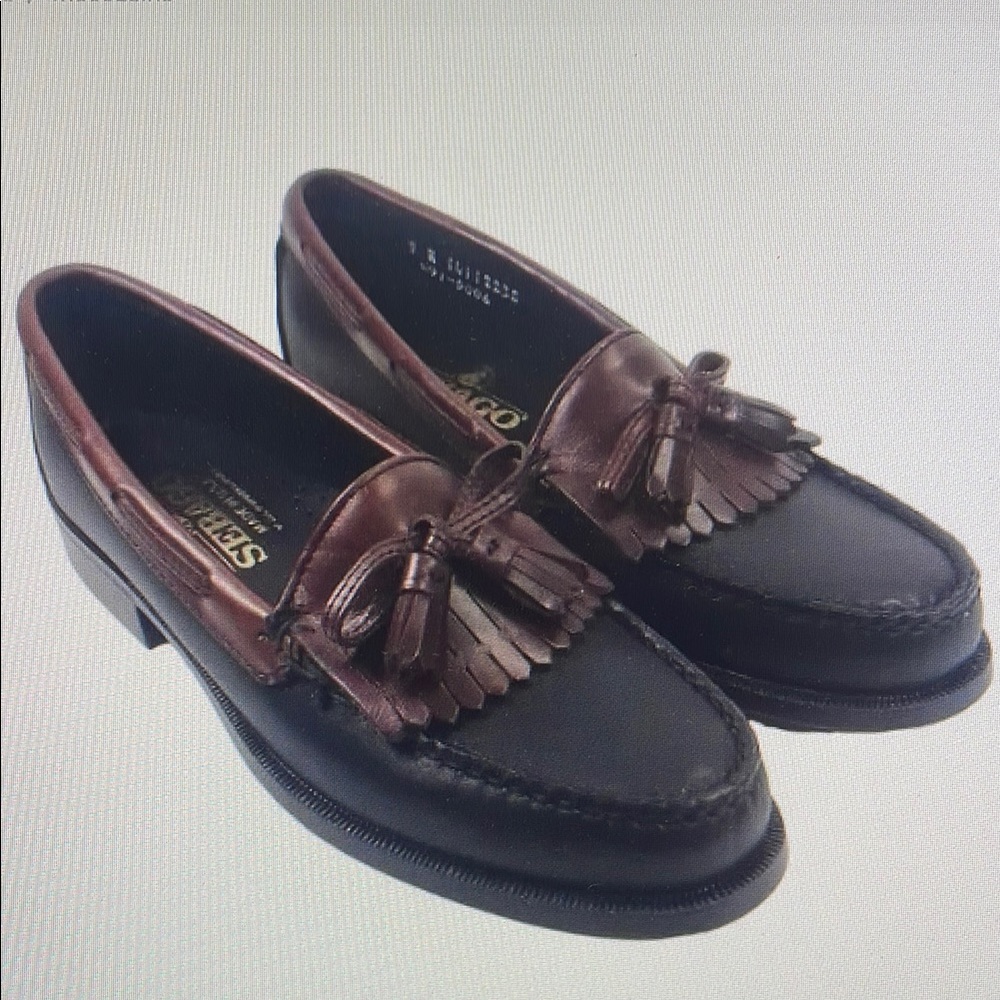 Sebago Women's Black and Brown Moccasins